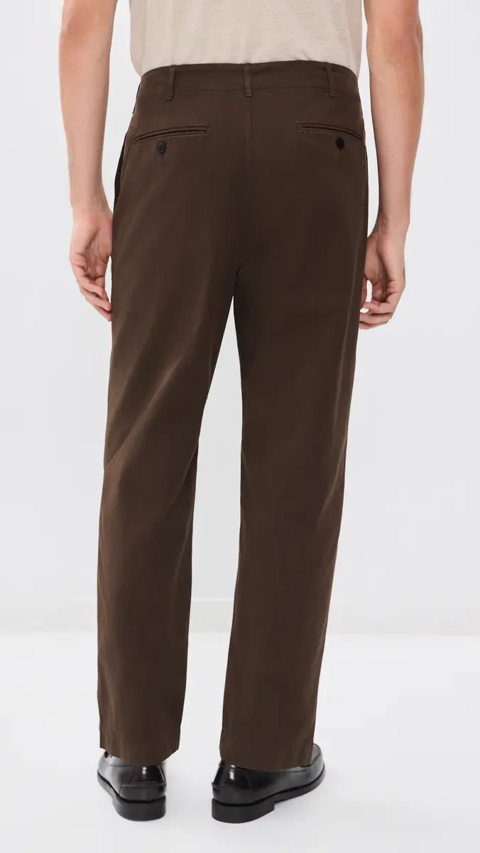 Madewell Cotton Twill Single Pleat Pants | Thumbnail 3 Madewell Cotton Twill Single Pleat Pants | Thumbnail 3
