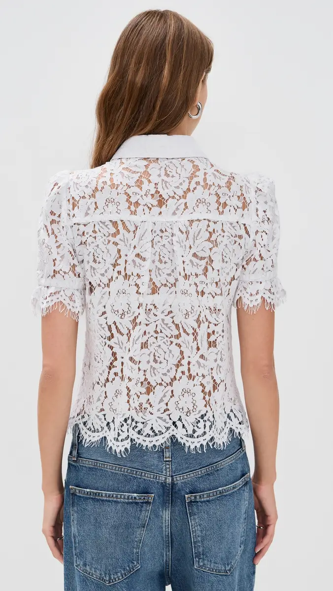 Generation Love Mina Lace Shirt | Thumbnail 3 Generation Love Mina Lace Shirt | Thumbnail 3