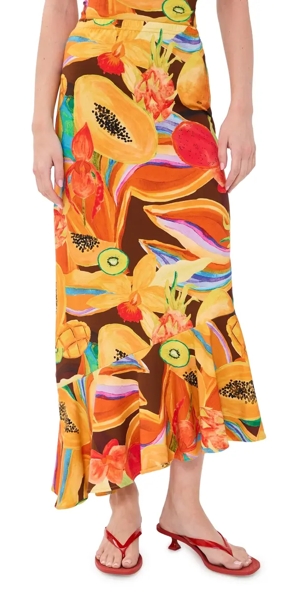 Never Fully Dressed Rio Asymmetric Skirt Multi | Image 1 Never Fully Dressed Rio Asymmetric Skirt Multi | Image 1