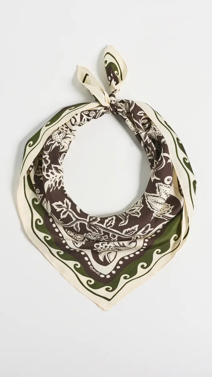Madewell Medium Silk Bandana | Thumbnail 2