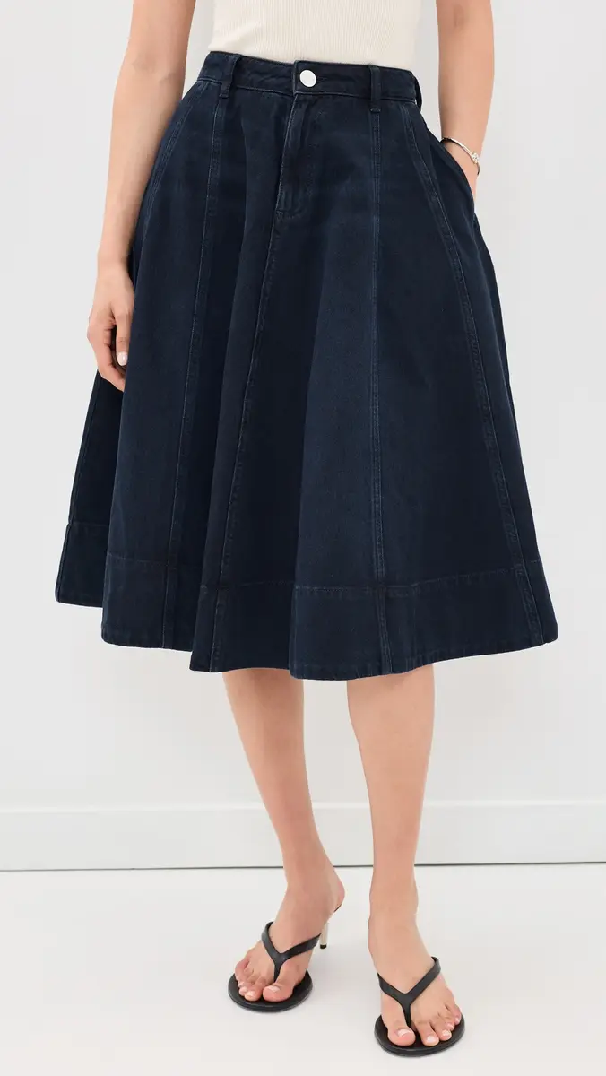Aligne Lana Denim Midi Skirt | Thumbnail 2 Aligne Lana Denim Midi Skirt | Thumbnail 2