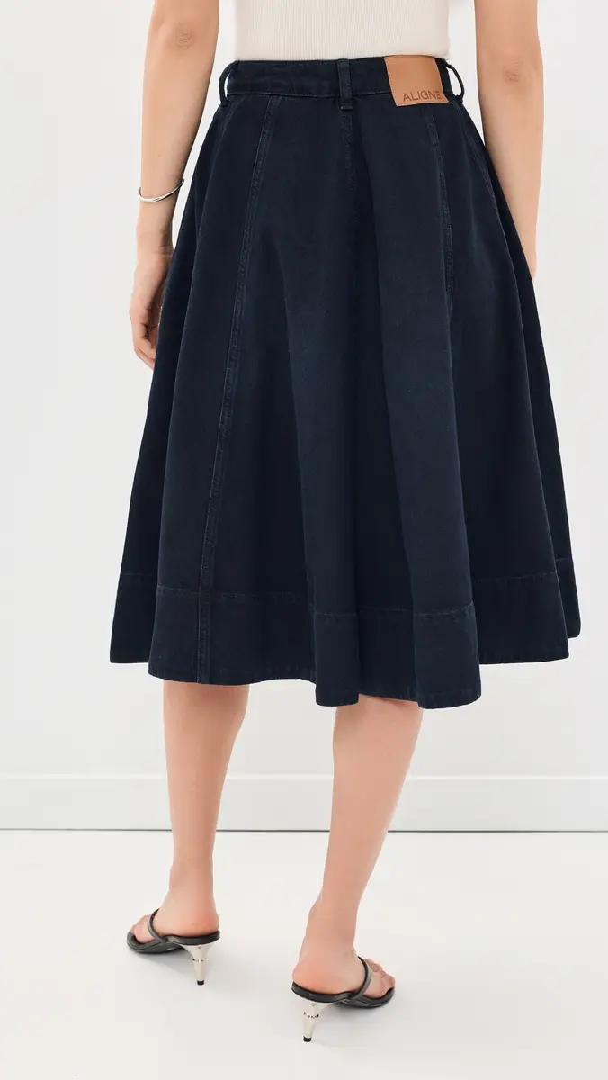 Aligne Lana Denim Midi Skirt | Thumbnail 3 Aligne Lana Denim Midi Skirt | Thumbnail 3