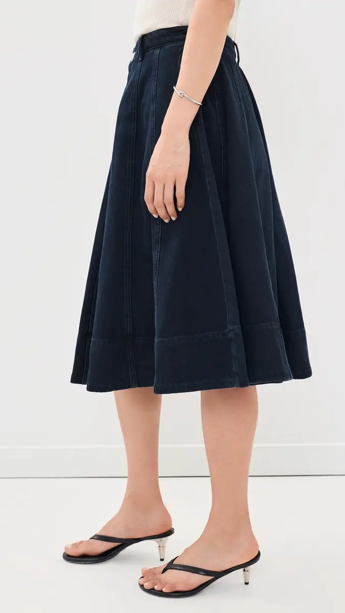 Aligne Lana Denim Midi Skirt | Thumbnail 4 Aligne Lana Denim Midi Skirt | Thumbnail 4