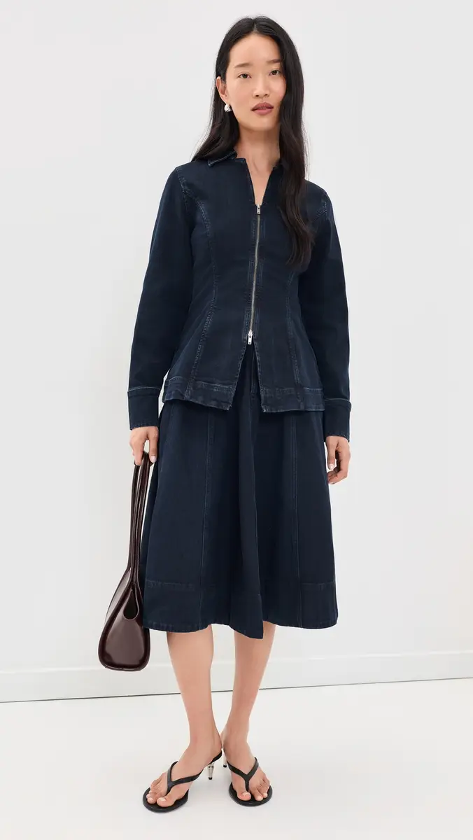 Aligne Lana Denim Midi Skirt | Thumbnail 5 Aligne Lana Denim Midi Skirt | Thumbnail 5