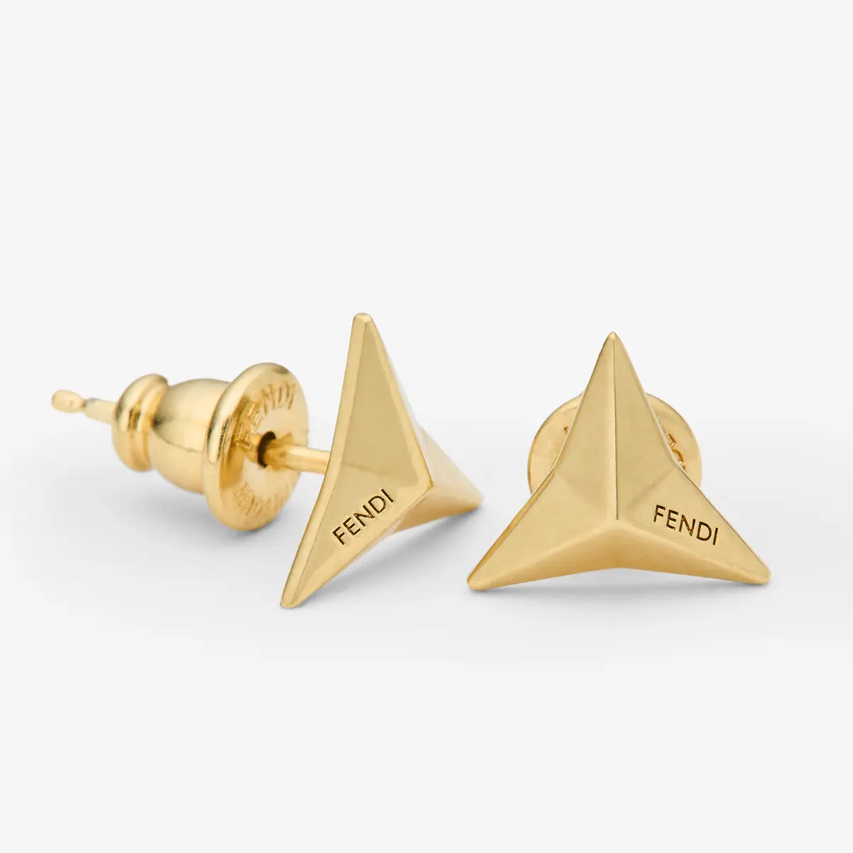 Fendi Sign Stud Earrings | Thumbnail 2 Fendi Sign Stud Earrings | Thumbnail 2