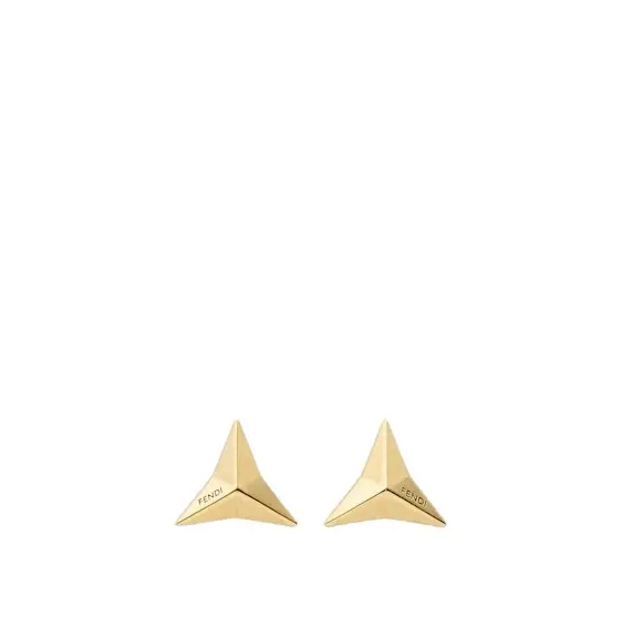 Fendi Sign Stud Earrings
