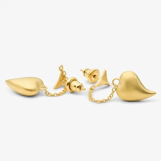 Fendi Heartbeat Pendant Earrings | Thumbnail 2 Fendi Heartbeat Pendant Earrings | Thumbnail 2