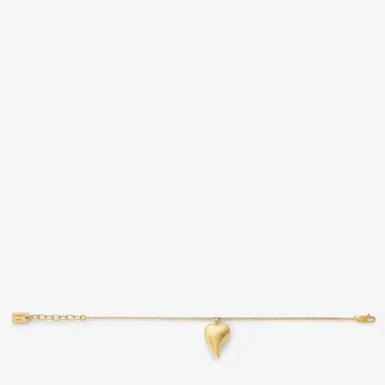 Fendi Fine chain bracelet with a heart-shaped charm, inspired by | Thumbnail 2