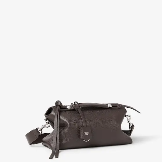 Fendi By the Way Soft Medium Ebony Cuoio Romano Leather Bag | Thumbnail 3 Fendi By the Way Soft Medium Ebony Cuoio Romano Leather Bag | Thumbnail 3