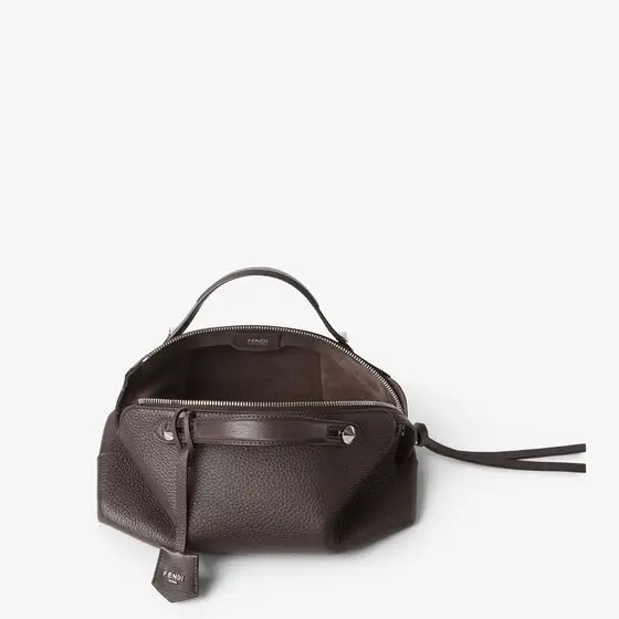 Fendi By the Way Soft Medium Ebony Cuoio Romano Leather Bag | Thumbnail 5 Fendi By the Way Soft Medium Ebony Cuoio Romano Leather Bag | Thumbnail 5
