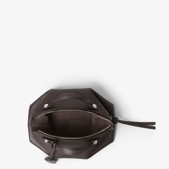 Fendi By the Way Soft Medium Ebony Cuoio Romano Leather Bag | Thumbnail 6 Fendi By the Way Soft Medium Ebony Cuoio Romano Leather Bag | Thumbnail 6