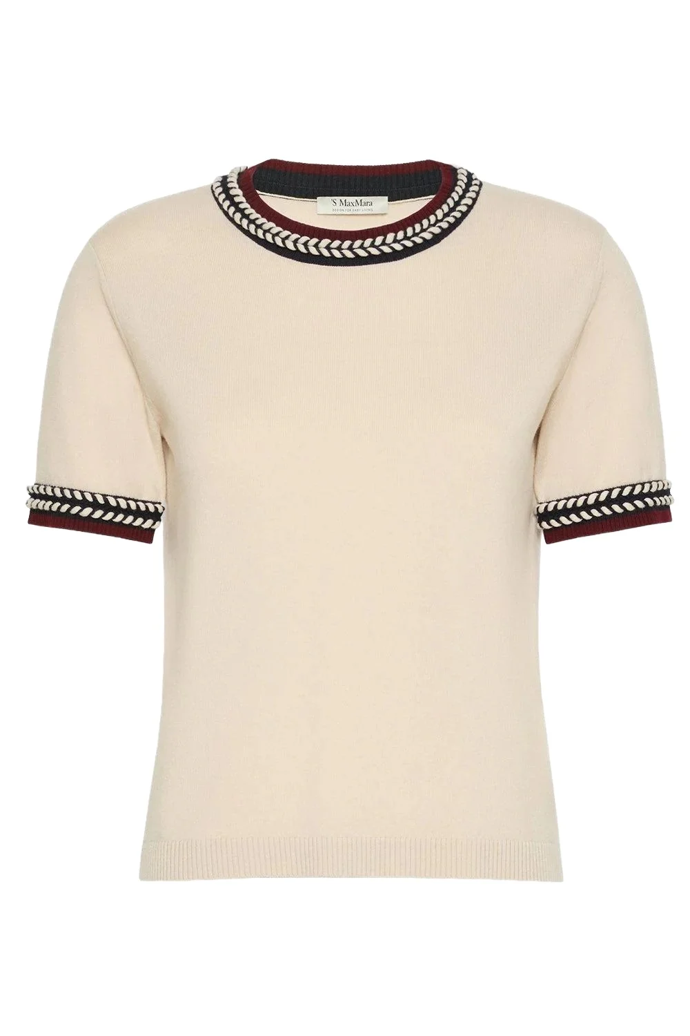 Braided Short Sleeve Sweater Braided Short Sleeve Sweater