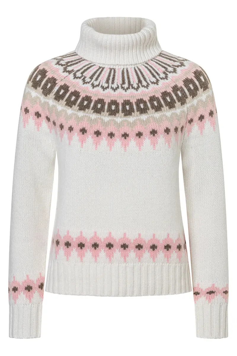 Bogner Ingrid Turtleneck Sweater - Mary Rose | Image 1 Bogner Ingrid Turtleneck Sweater - Mary Rose | Image 1