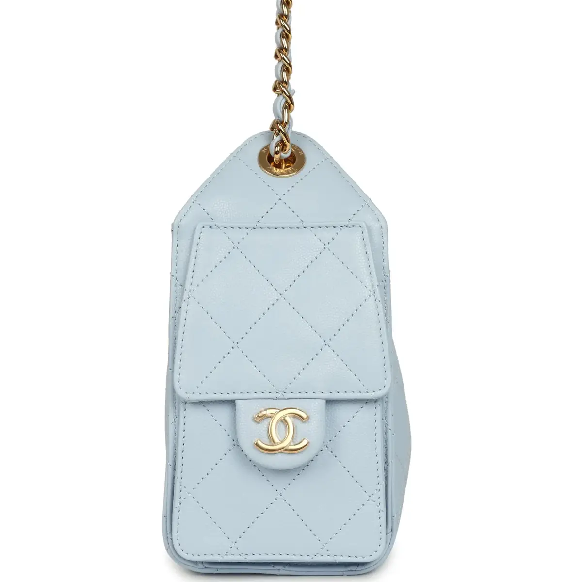 Chanel Chanel Mini 25 Hobo Bag Light Blue Caviar Gold Hardware | Thumbnail 3 Chanel Chanel Mini 25 Hobo Bag Light Blue Caviar Gold Hardware | Thumbnail 3