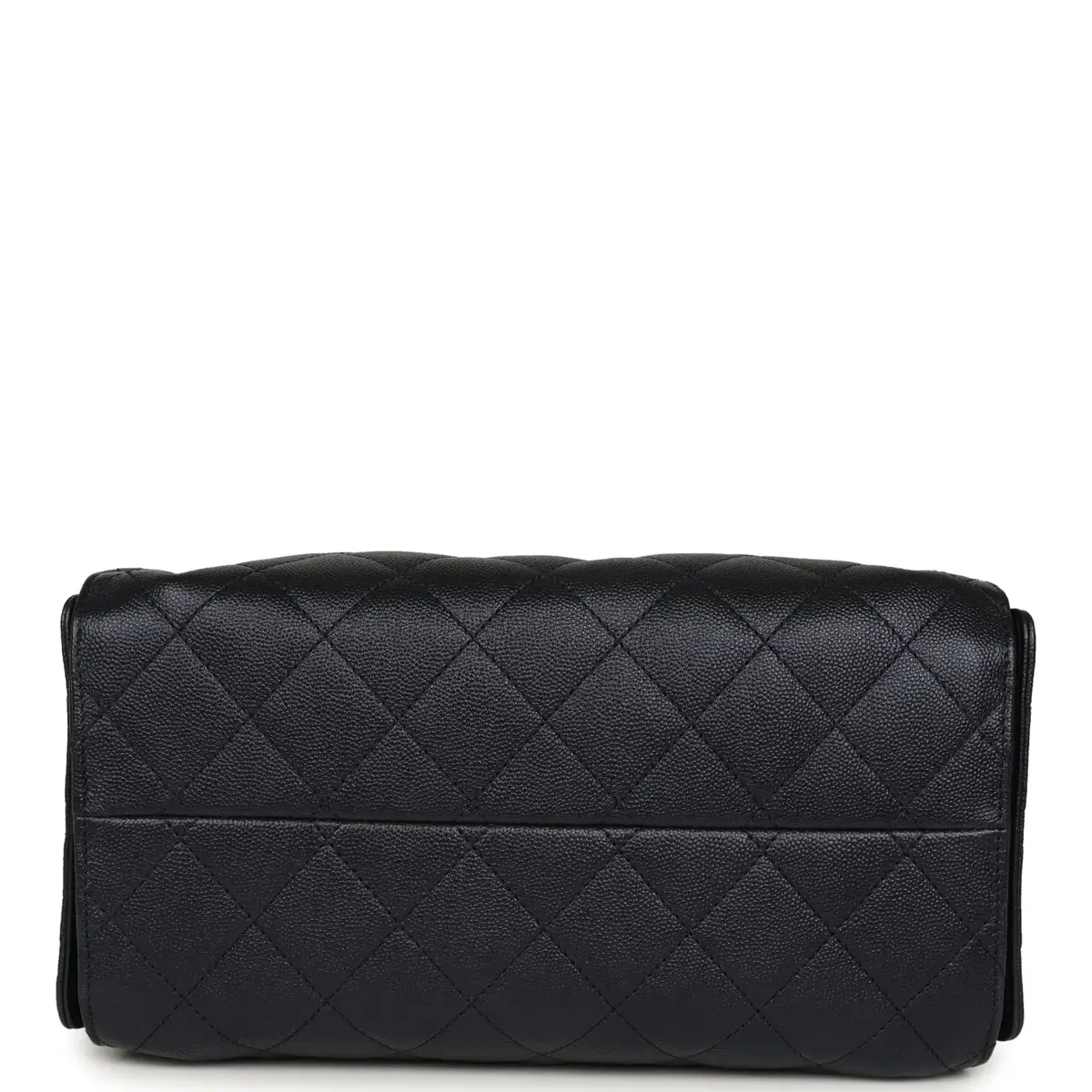 Chanel Chanel Small 25 Hobo Bag Dark Blue Metallic Caviar Silver Hardware | Thumbnail 7