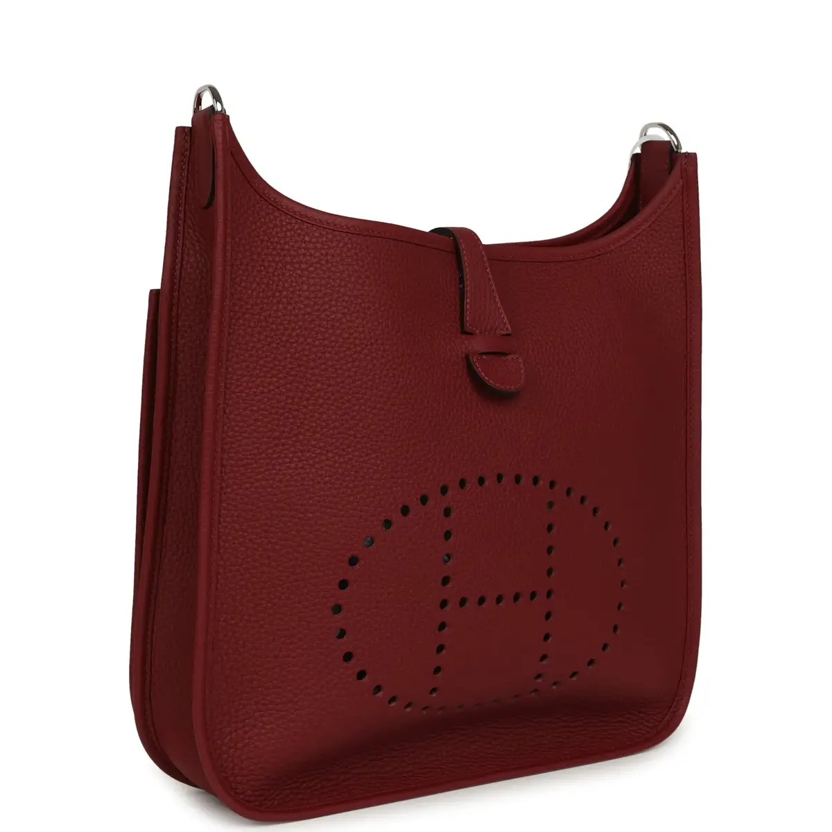 HERMÈS Hermes Evelyne III PM Rouge H Clemence Gold Hardware | Thumbnail 2 HERMÈS Hermes Evelyne III PM Rouge H Clemence Gold Hardware | Thumbnail 2
