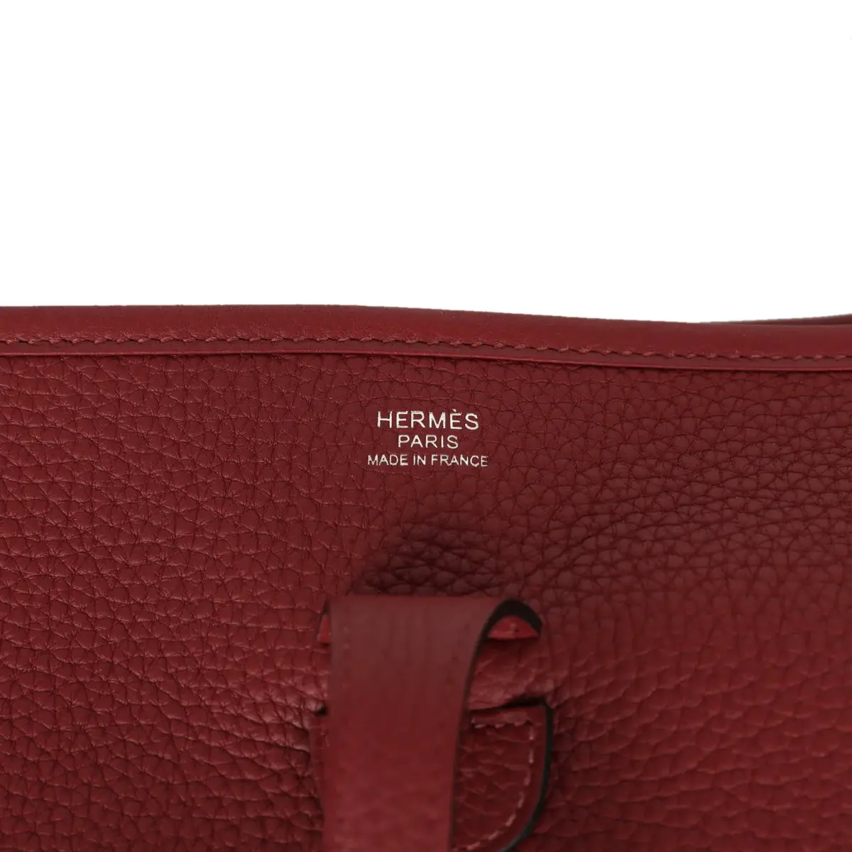 HERMÈS Hermes Evelyne III PM Rouge H Clemence Gold Hardware | Thumbnail 6 HERMÈS Hermes Evelyne III PM Rouge H Clemence Gold Hardware | Thumbnail 6