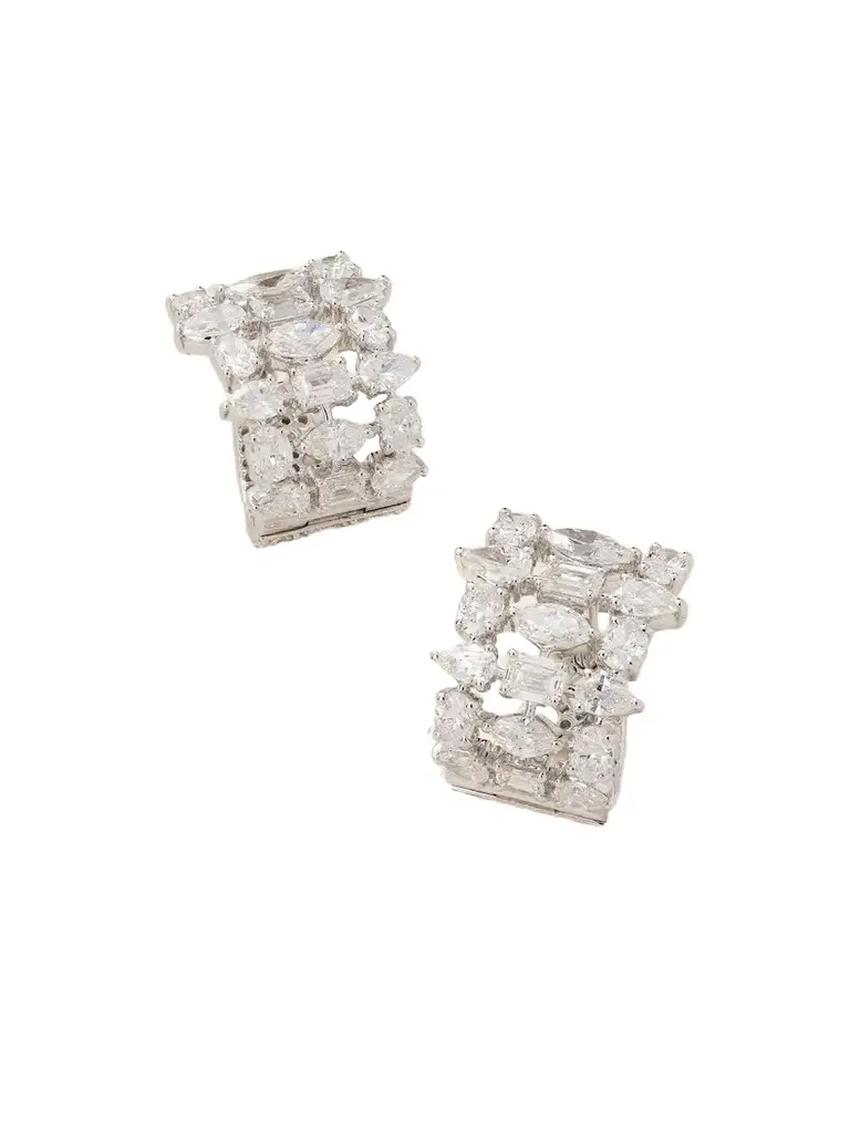 Kamyen Lumière 18-karat White Gold Diamond Hoop Earrings | Image 1 Kamyen Lumière 18-karat White Gold Diamond Hoop Earrings | Image 1