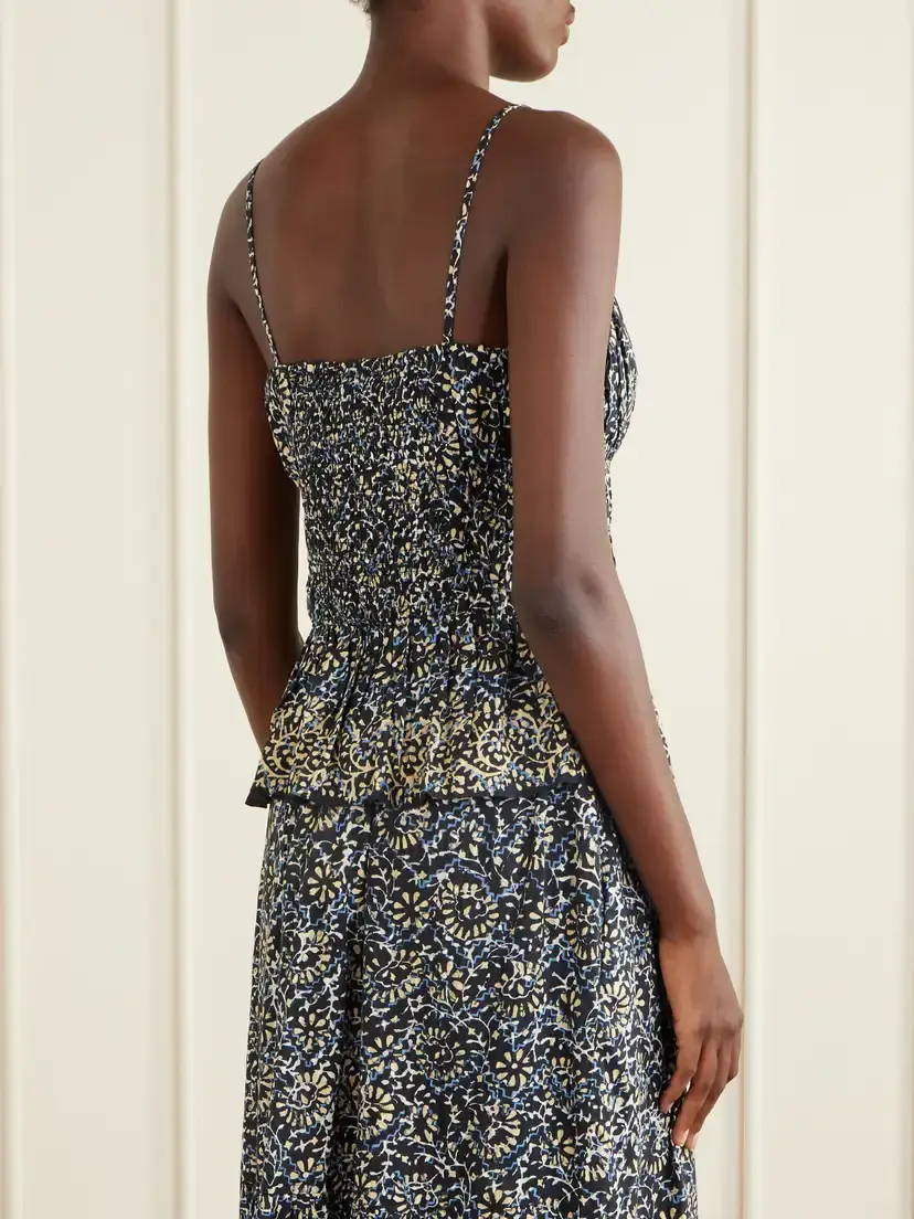Ulla Johnson Anya Printed-cotton Tank | Thumbnail 3 Ulla Johnson Anya Printed-cotton Tank | Thumbnail 3