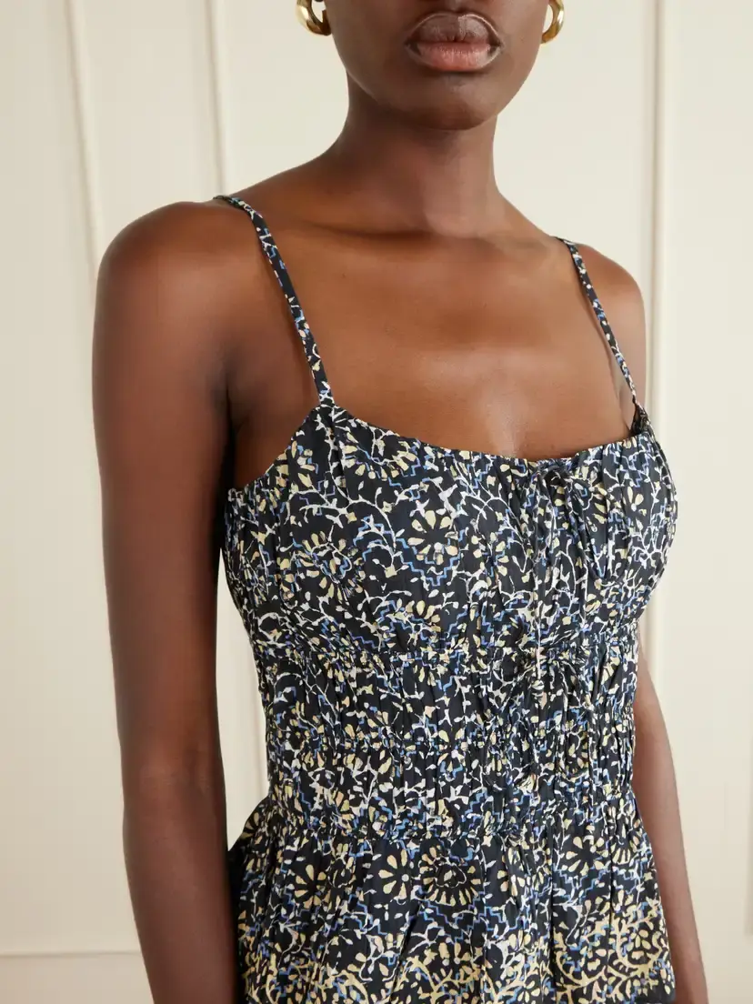 Ulla Johnson Anya Printed-cotton Tank | Thumbnail 4 Ulla Johnson Anya Printed-cotton Tank | Thumbnail 4