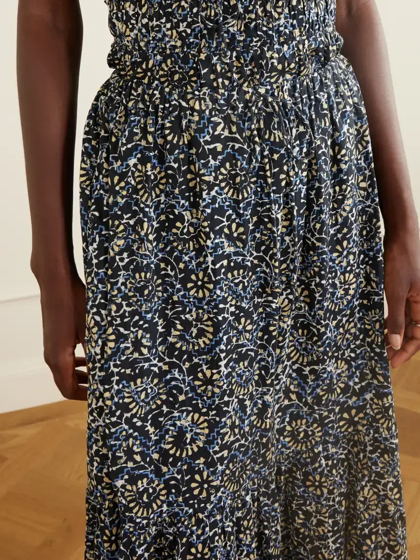 Ulla Johnson Olina Printed Cotton-blend Midi Skirt | Thumbnail 4