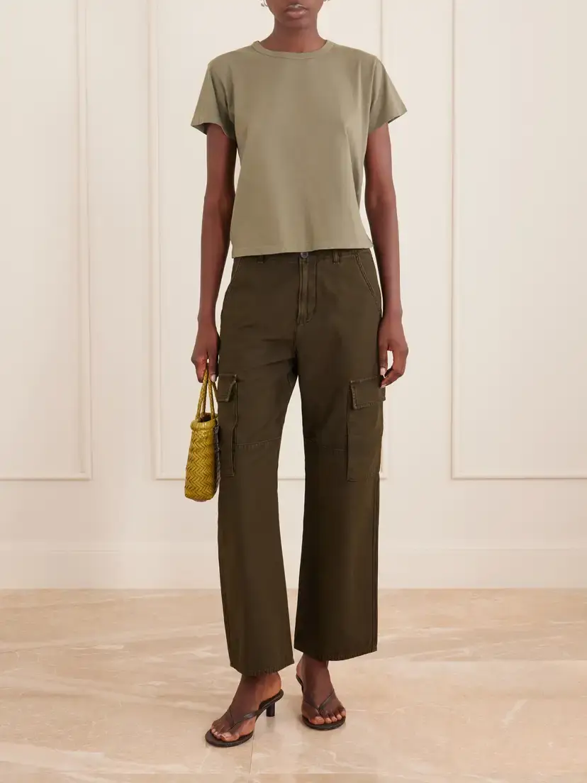 LESET The Margo Cotton-jersey T-shirt | Thumbnail 2 LESET The Margo Cotton-jersey T-shirt | Thumbnail 2