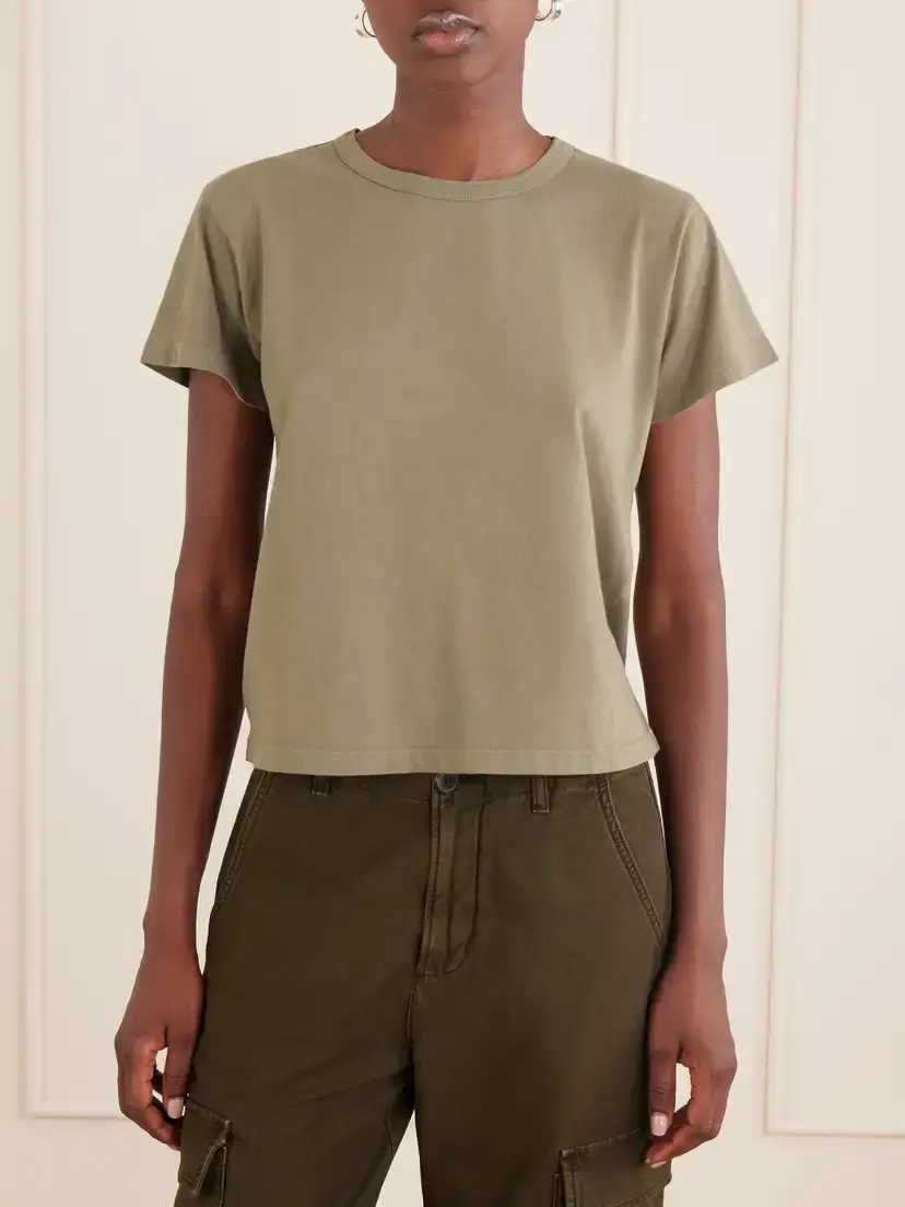 LESET The Margo Cotton-jersey T-shirt | Thumbnail 3 LESET The Margo Cotton-jersey T-shirt | Thumbnail 3