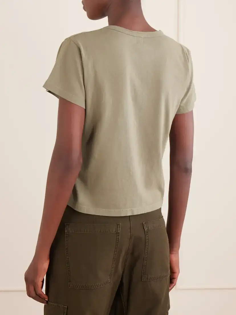 LESET The Margo Cotton-jersey T-shirt | Thumbnail 4 LESET The Margo Cotton-jersey T-shirt | Thumbnail 4