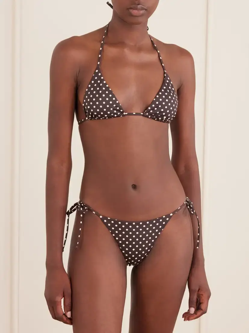 Matteau The String Polka-dot Triangle Bikini Top | Thumbnail 2 Matteau The String Polka-dot Triangle Bikini Top | Thumbnail 2