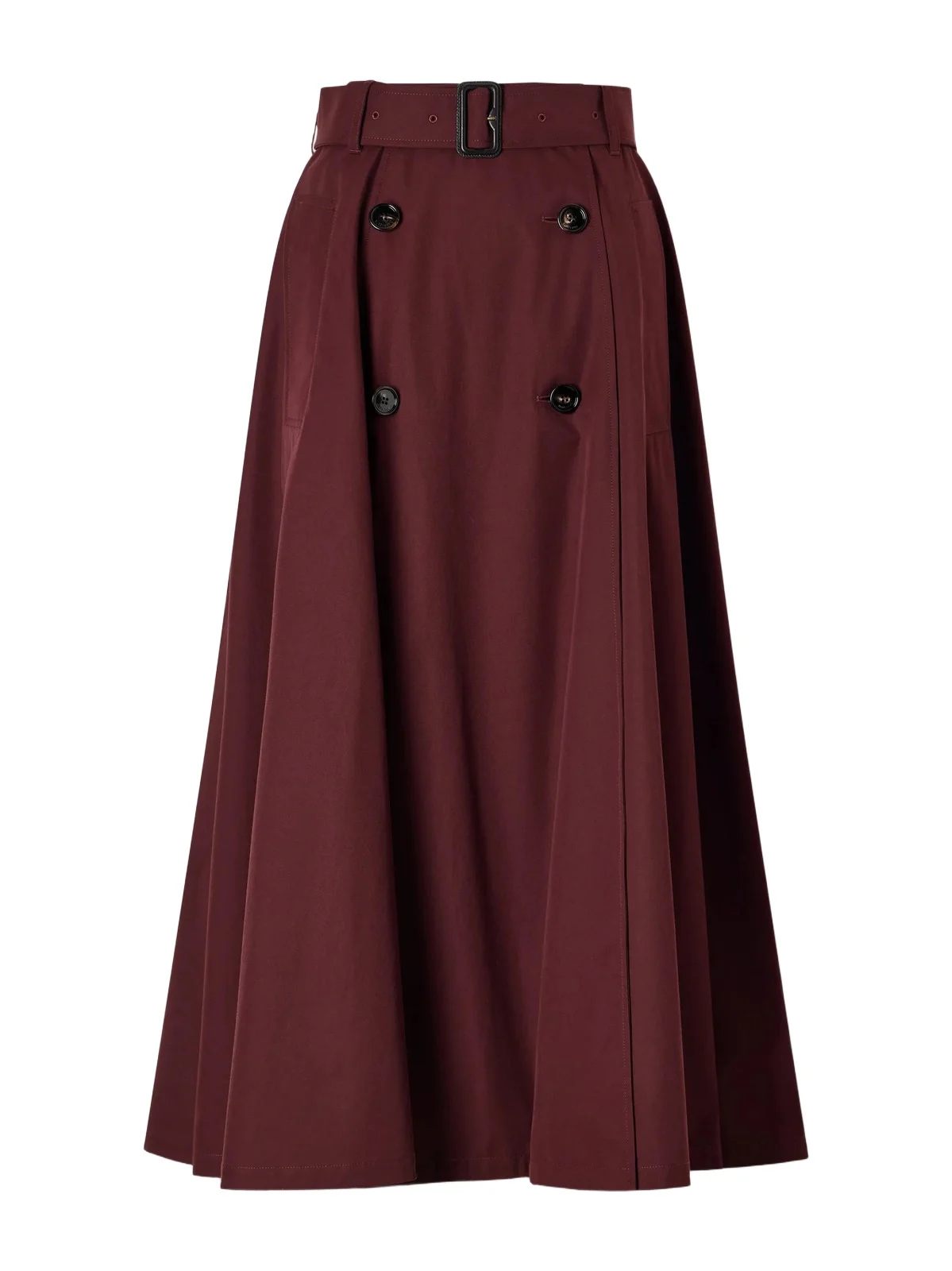 Belted Wool Midi Skirt Belted Wool Midi Skirt
