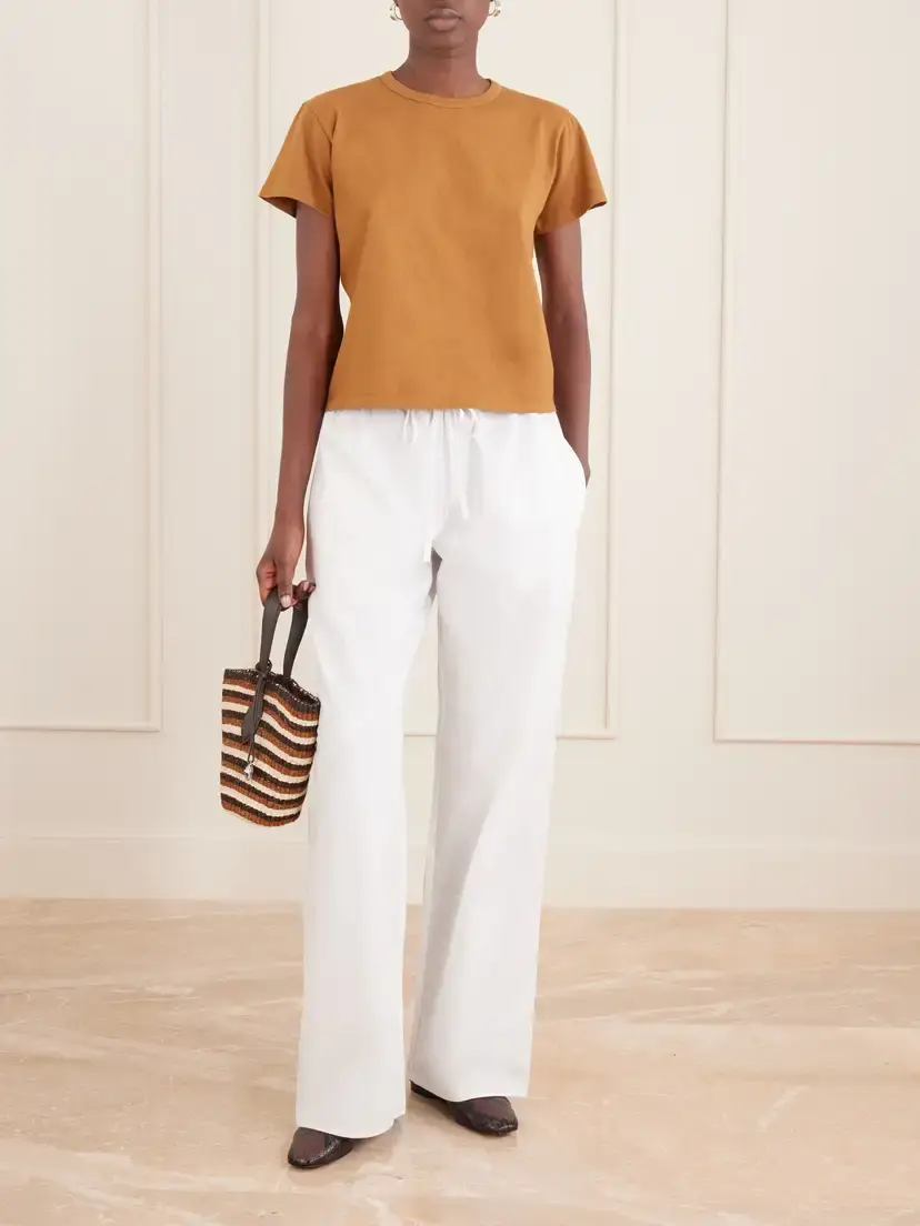 LESET The Margo Cotton-jersey T-shirt | Thumbnail 2 LESET The Margo Cotton-jersey T-shirt | Thumbnail 2