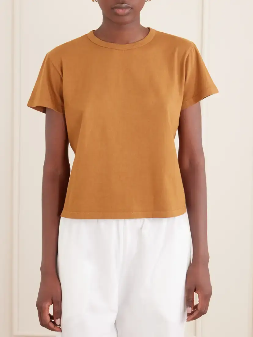 LESET The Margo Cotton-jersey T-shirt | Thumbnail 3 LESET The Margo Cotton-jersey T-shirt | Thumbnail 3