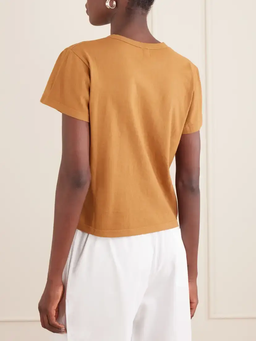 LESET The Margo Cotton-jersey T-shirt | Thumbnail 4 LESET The Margo Cotton-jersey T-shirt | Thumbnail 4