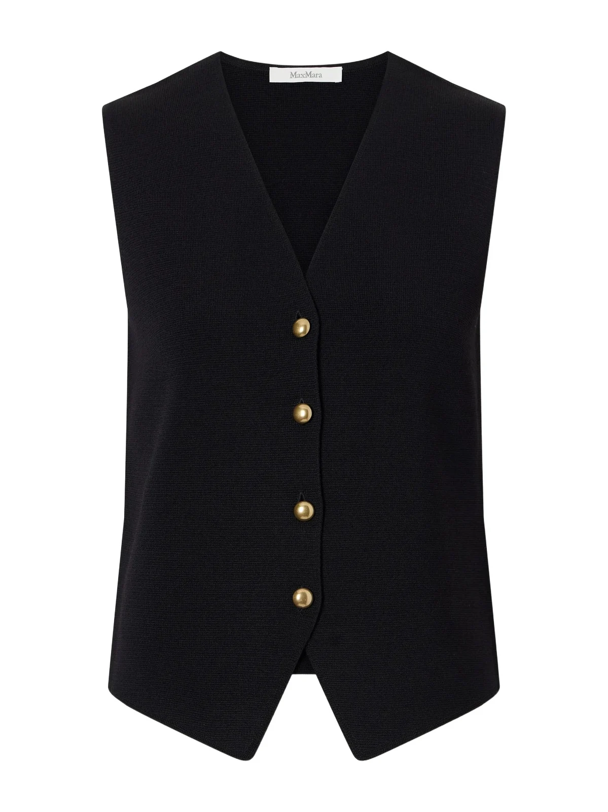 Max Mara Gola Grain De Poudre Vest