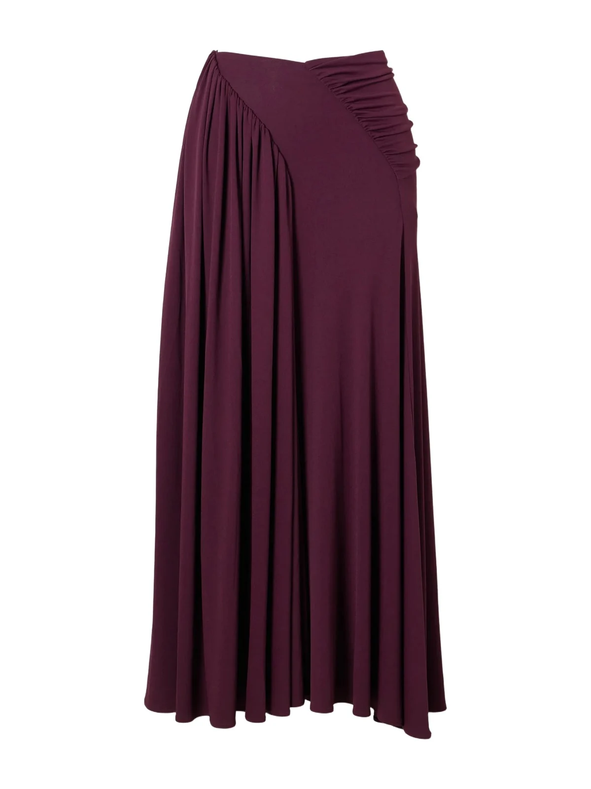 Gathered Stretch-jersey Midi Skirt Gathered Stretch-jersey Midi Skirt