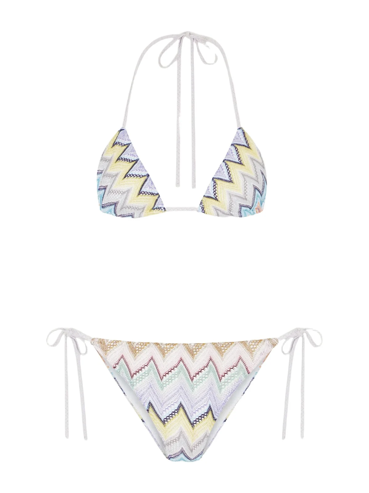 Missoni Mare Striped Crochet-knit Bikini