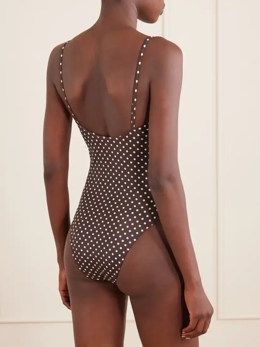 Matteau Petite Square Polka-dot Recycled Swimsuit | Thumbnail 3