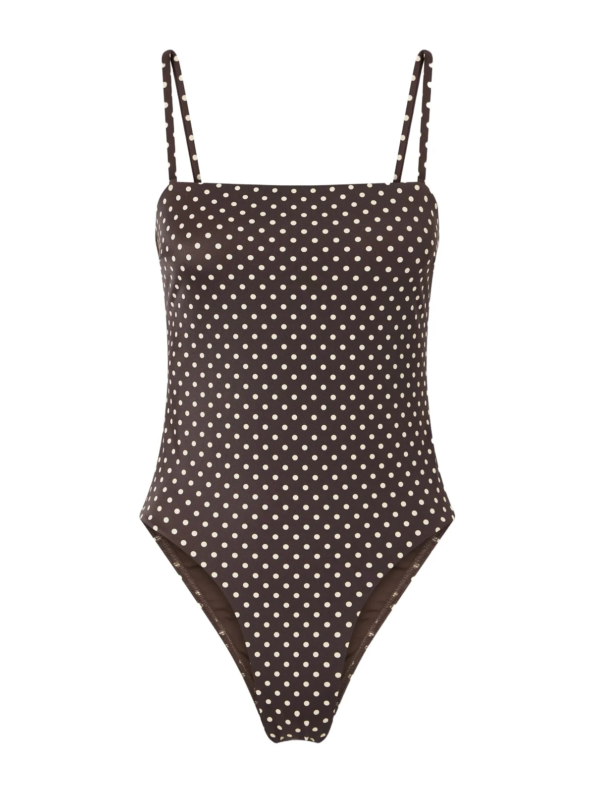 Matteau Petite Square Polka-dot Recycled Swimsuit