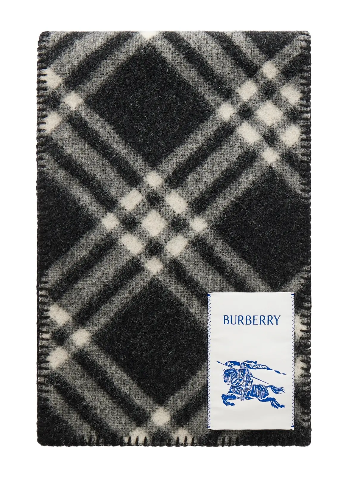 Checked Wool Scarf Checked Wool Scarf