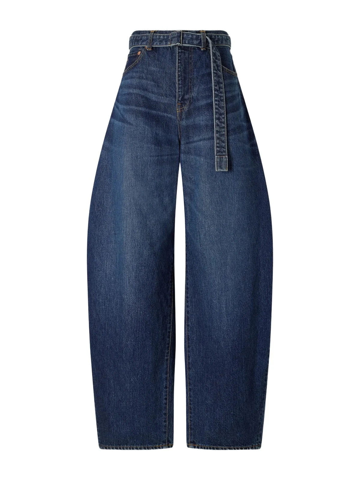 Belted High-rise Wide-leg Jeans Belted High-rise Wide-leg Jeans