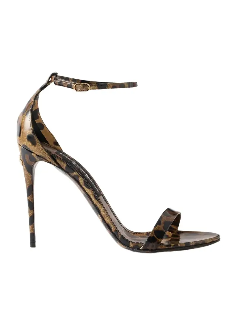Dolce & Gabbana Leopard-print Leather Sandals | Image 1 Dolce & Gabbana Leopard-print Leather Sandals | Image 1