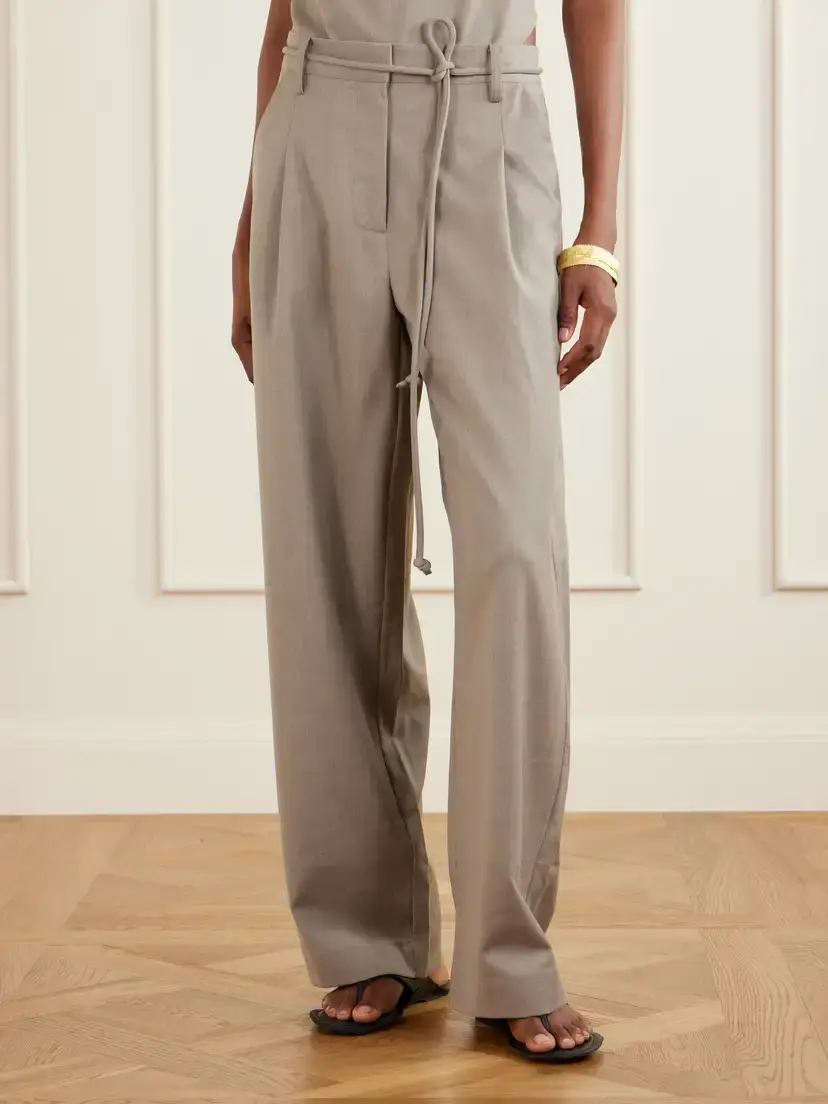 St. Agni Pleated Wool-blend Barrel-leg Pants | Thumbnail 3 St. Agni Pleated Wool-blend Barrel-leg Pants | Thumbnail 3