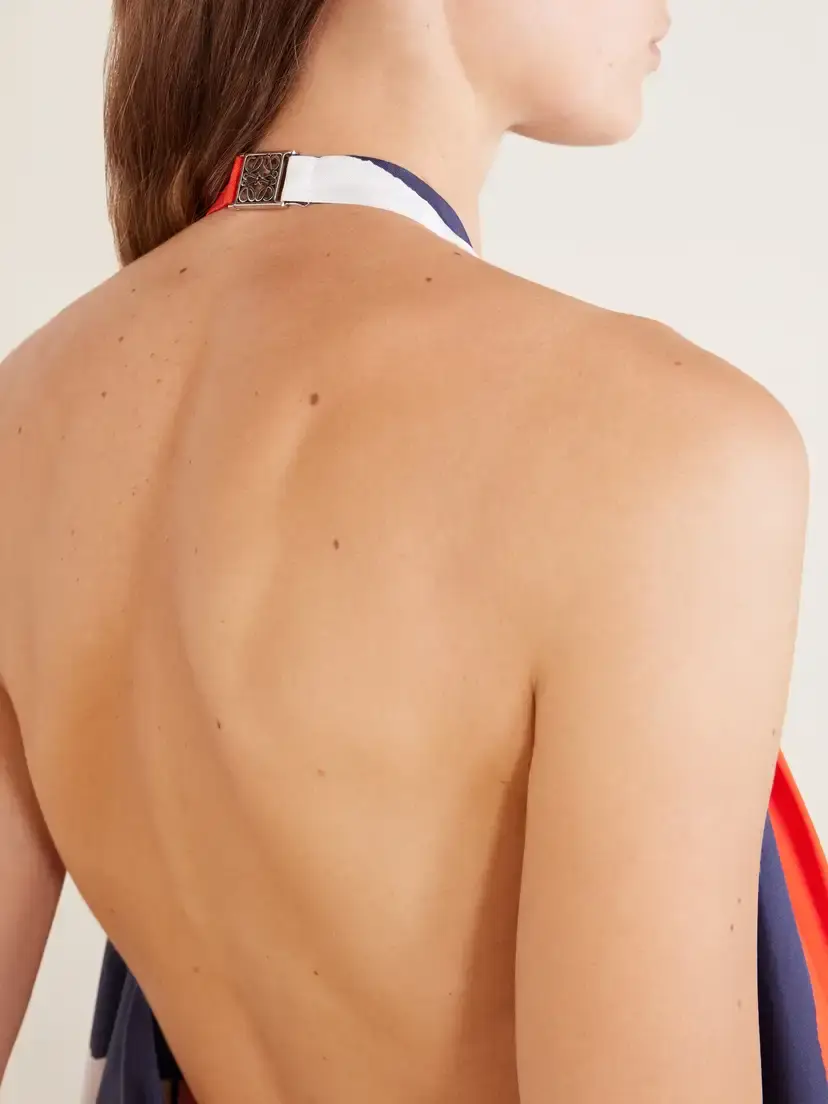 Loewe Asymmetric Printed Silk-twill Blouse | Thumbnail 5 Loewe Asymmetric Printed Silk-twill Blouse | Thumbnail 5