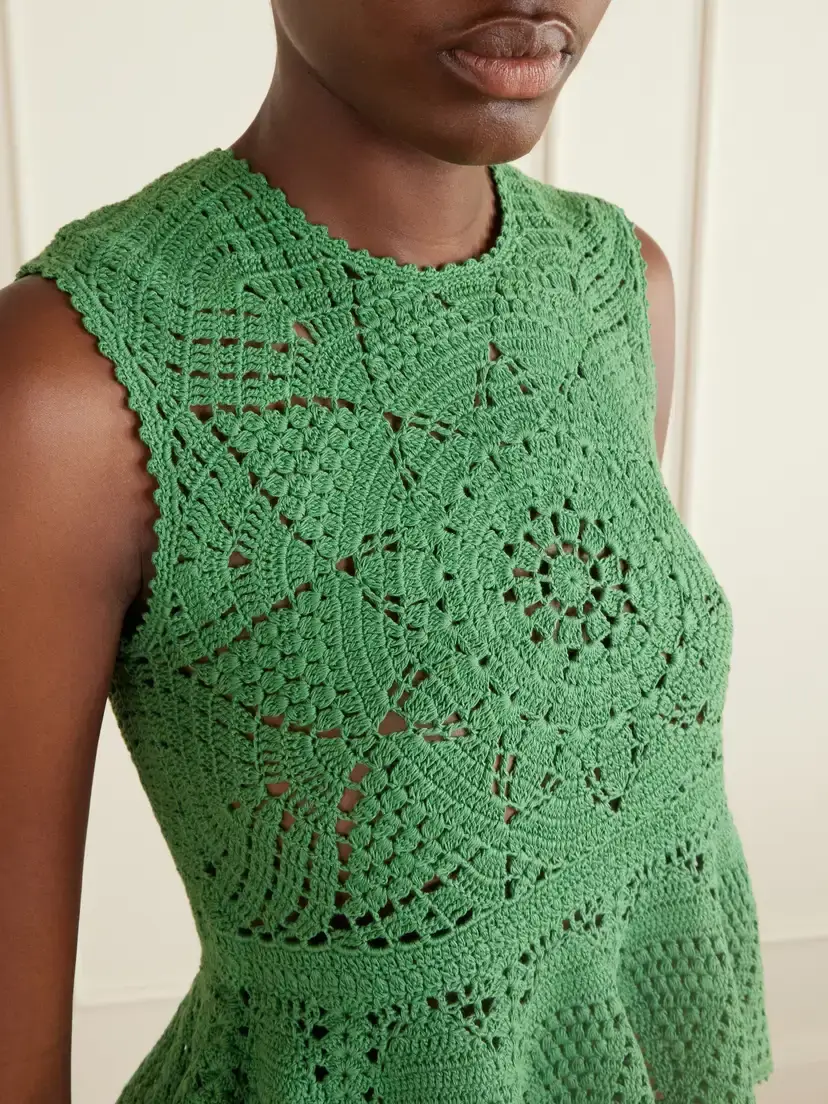 Ulla Johnson Cora Crochet-knit Cotton Top | Thumbnail 5