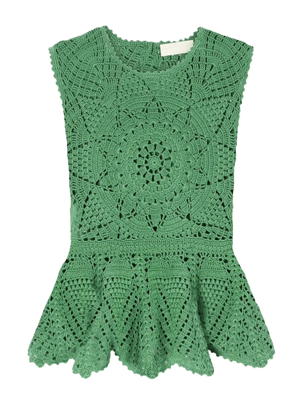 Cora Crochet-knit Cotton Top Cora Crochet-knit Cotton Top