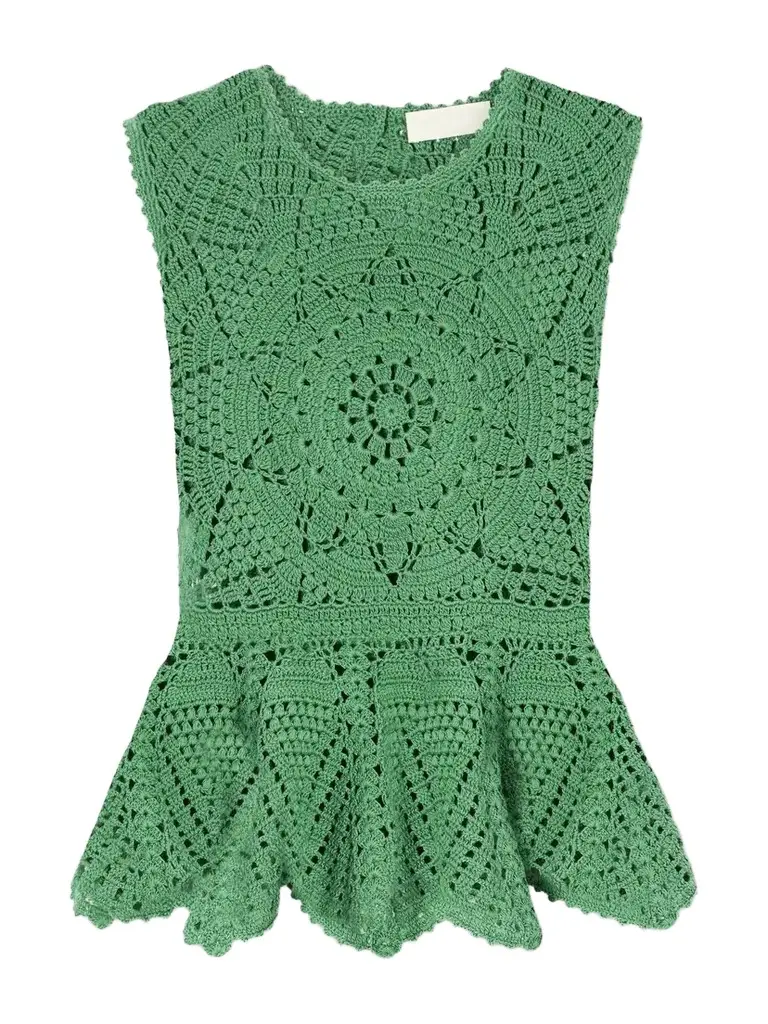 Ulla Johnson Cora Crochet-knit Cotton Top | Image 1 Ulla Johnson Cora Crochet-knit Cotton Top | Image 1