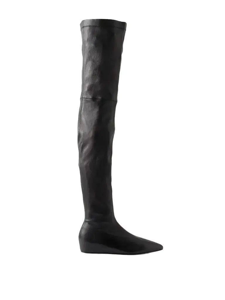 Herbert Levine All In All Leather Over-the-knee Boots | Image 1 Herbert Levine All In All Leather Over-the-knee Boots | Image 1