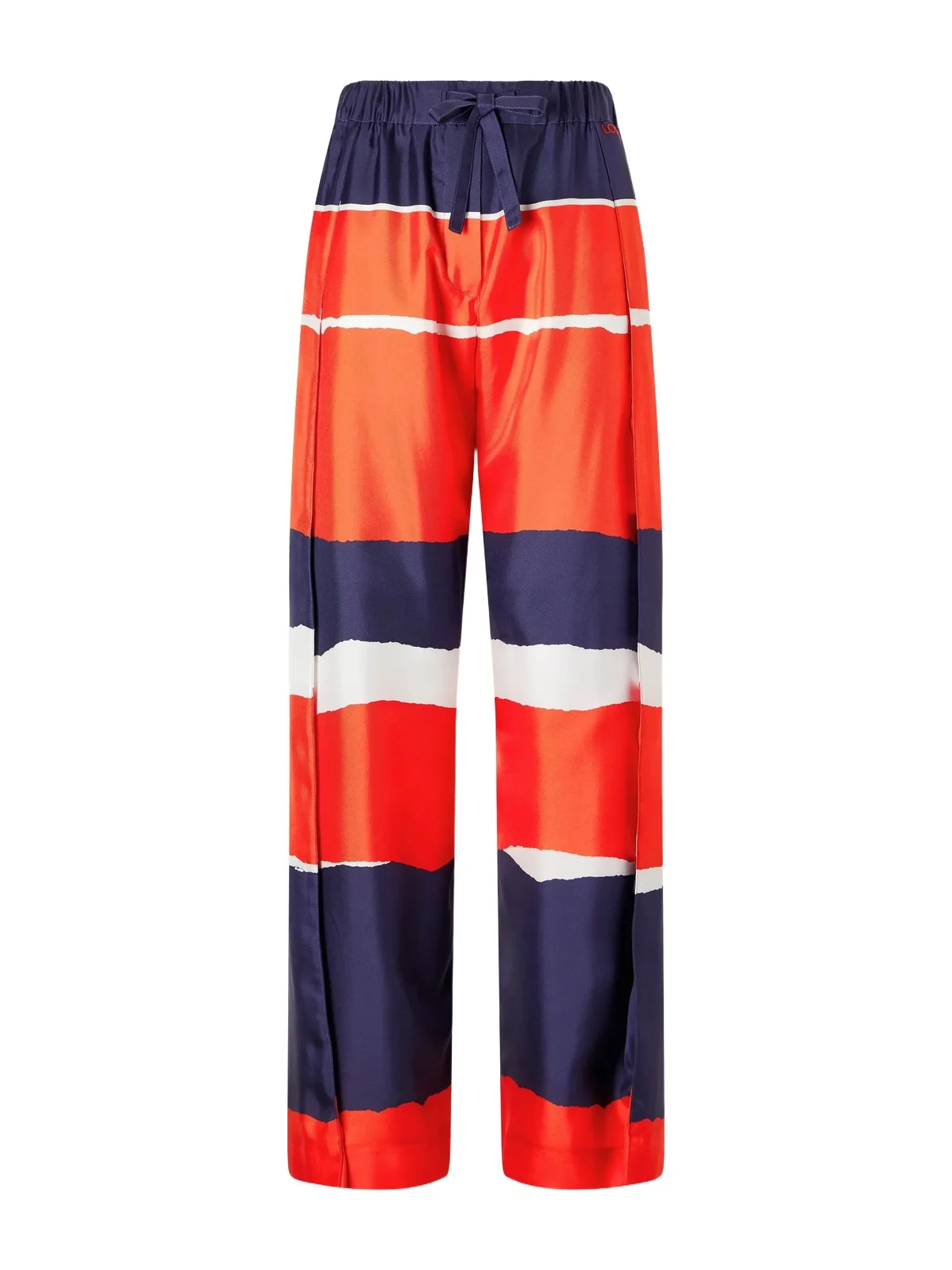 Printed Silk-twill Wide-leg Pants Printed Silk-twill Wide-leg Pants