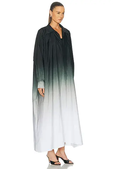 Norma Kamali Super Oversized Midcalf Shirt Dress | Thumbnail 3
