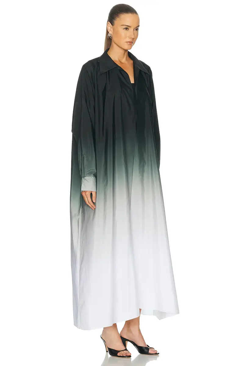 Norma Kamali Super Oversized Midcalf Shirt Dress | Thumbnail 7